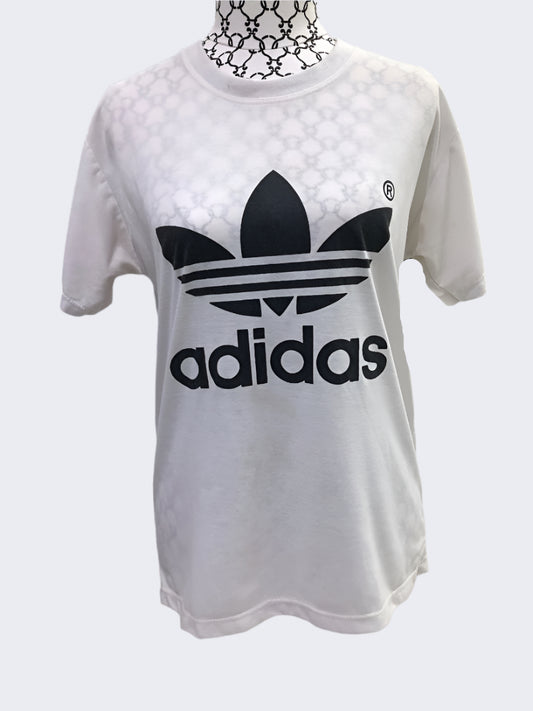 Adidas White Tee, S