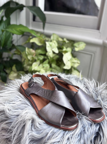 Belle Scarpe Grey/Brown Sandals, 39