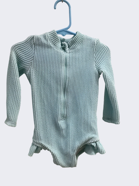 Cotton On Baby Blue Long Sleeve Togs, 12-18 Mnths