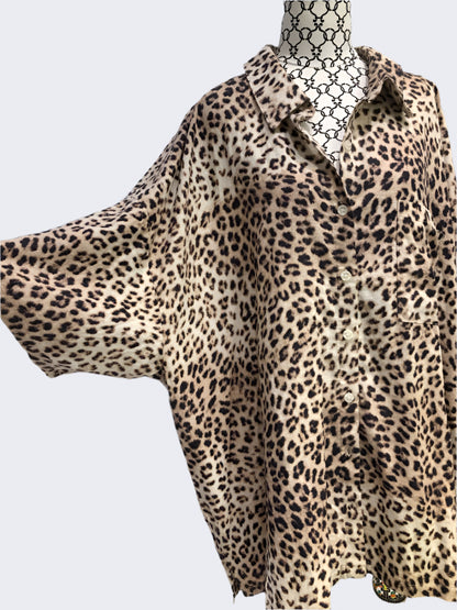 Cotton On Leopard Print Shirt, 22