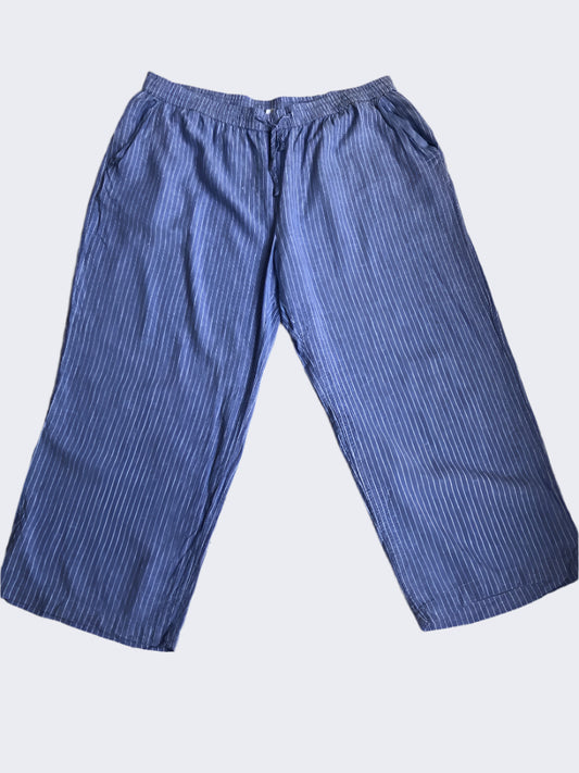 Cotton On Blue/White Stripe Pants, 22