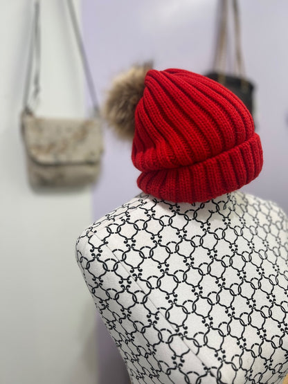 Unbranded Red Beanie - OS