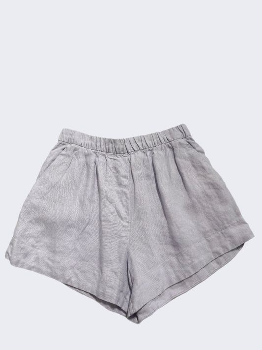 Witchery Lilac Linen Shorts, 6