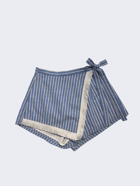 Runaway Blue/white Stripe Skort, 10
