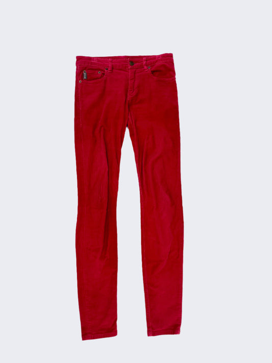 Workshop Denim Red Cord Pants, 8