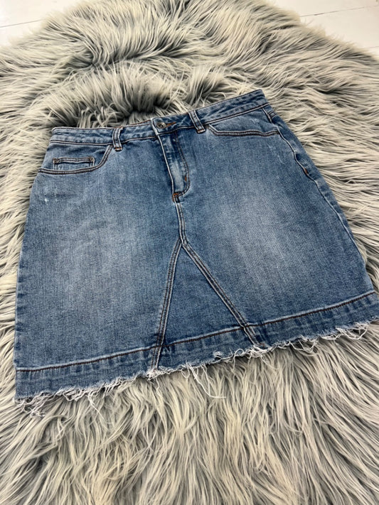 JAG Mid Wash Blue Denim Skirt - 10