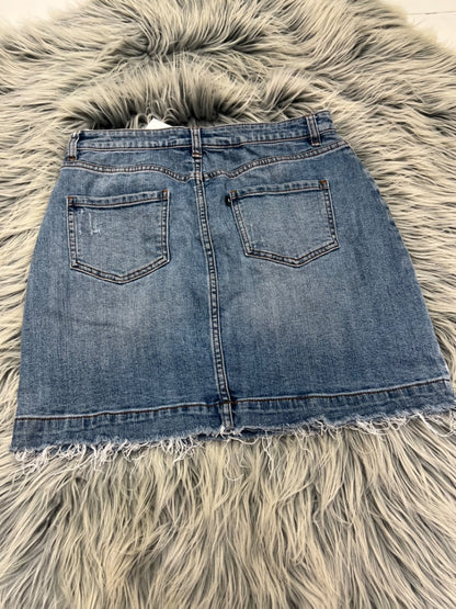 JAG Mid Wash Blue Denim Skirt - 10