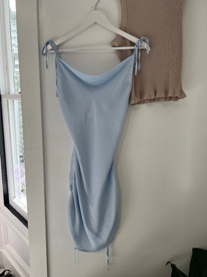 Glasson's Blue Mini Dress - 8