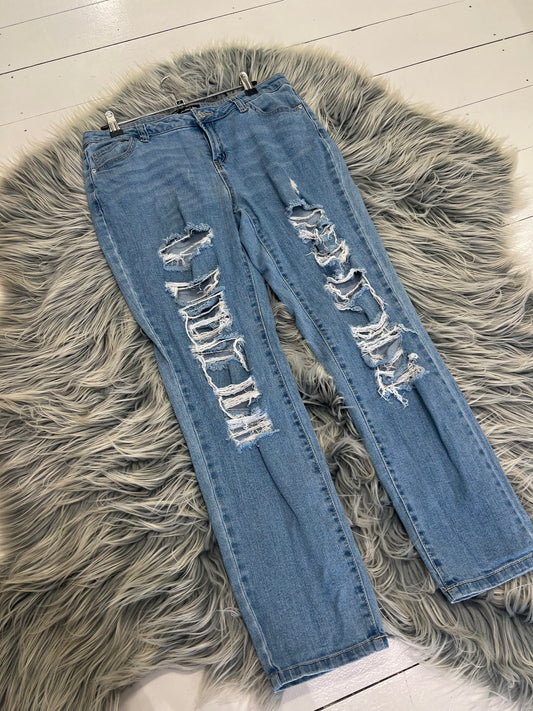 Jayjays Denim Slim Boyfriend Jeans, 11